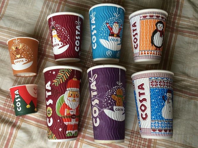 Costa Christmas cups
